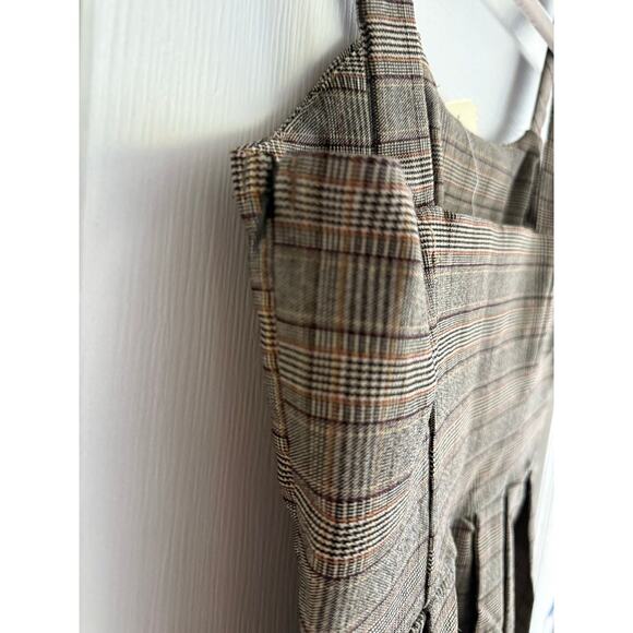 Monteau Plaid Fit & Flare Sleeveless Dress with Pleated Skirt size Small NWT - Picture 4 of 7